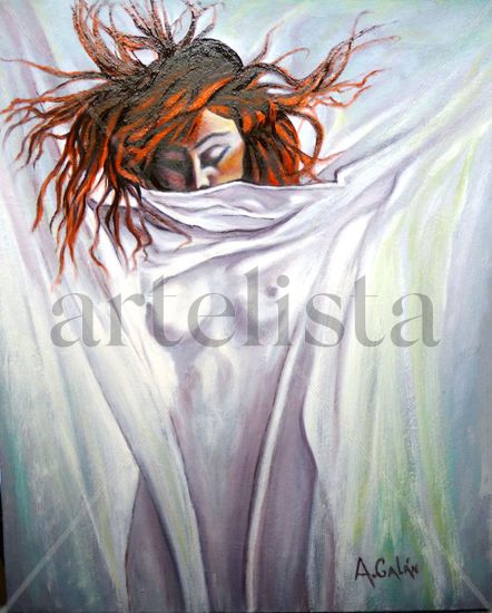 transparencias Oil Canvas Figure Painting