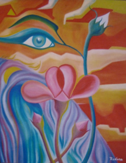 MIRADA EN FLOR Oil Canvas Others