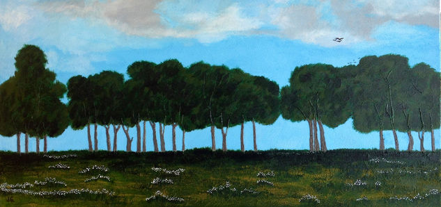 Pinares Acrylic Canvas Landscaping