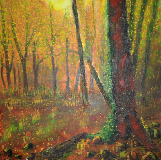 BOSQUE HÚMEDO Oil Canvas Landscaping