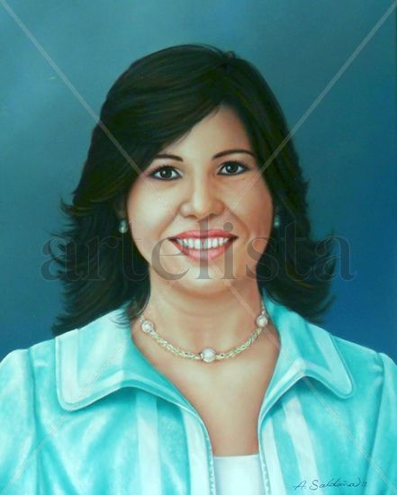 margarita cedeño Acrílico Lienzo Retrato