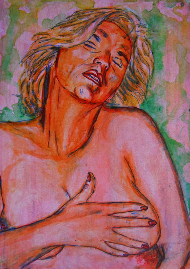 Eros 3 Acrylic Panel Nude Paintings