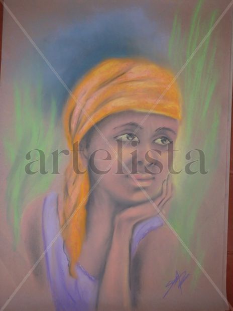 Jovencita afro