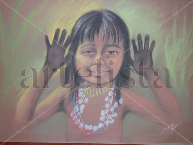 Niña Indigena trabajadora 