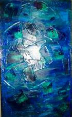 Azul, azul Mixed media Canvas Others