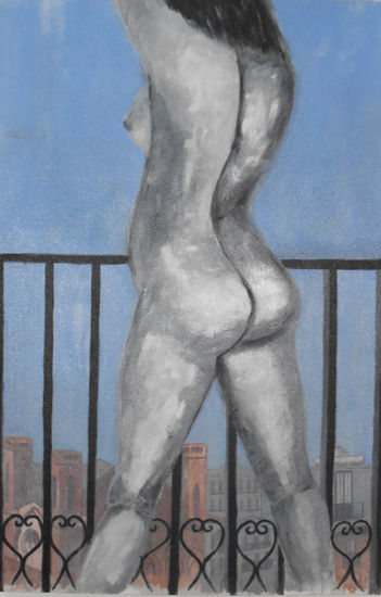 VENUS EN LA CIUDAD - 12 Acrylic Canvas Nude Paintings