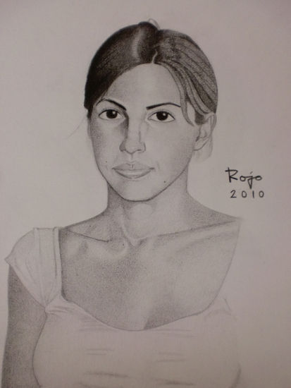 Retrato de una joven Pencil