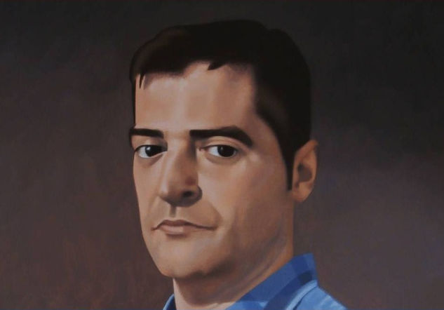 Retrato de hombre joven (detalle) Oil Canvas Portrait