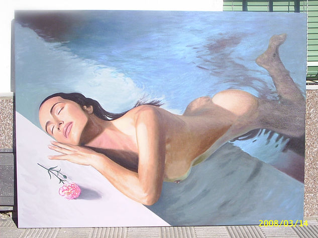 En Nirvana Oil Canvas Nude Paintings