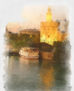 Torre del Oro desde el Puente de San Telmo