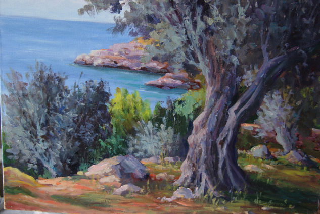 PAISAJE DE MALLORCA Oil Canvas Landscaping