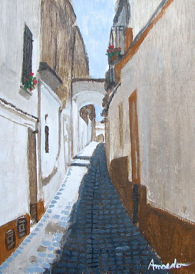 Calle de Carmona (Carmona Street) Acrylic Panel Landscaping