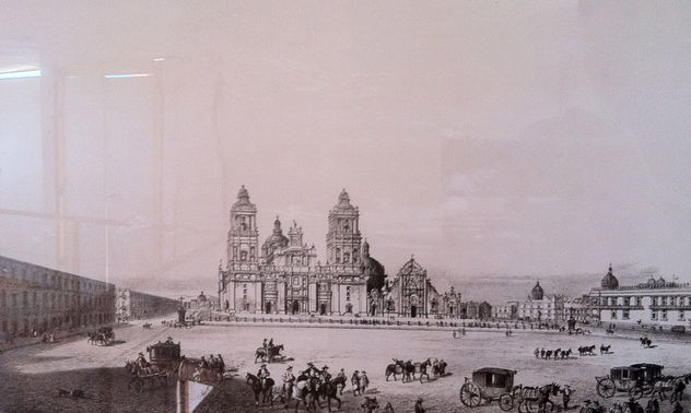 Zocalo y catedral de Mexico