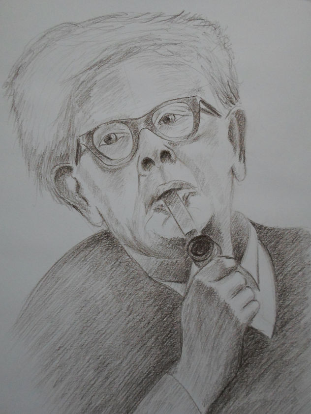 retrato del abuelo. año 2014, constt, chile.