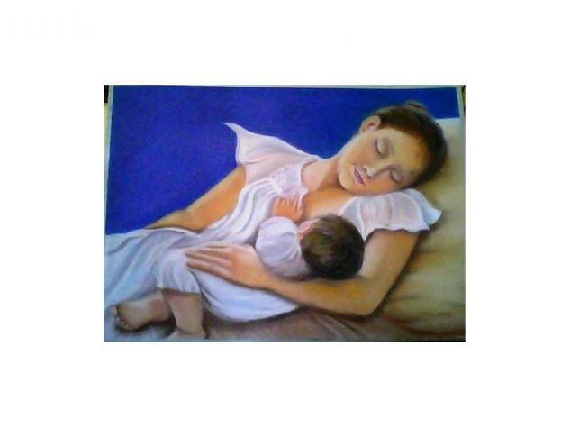 MATERNIDAD Pastel Cristal Figura