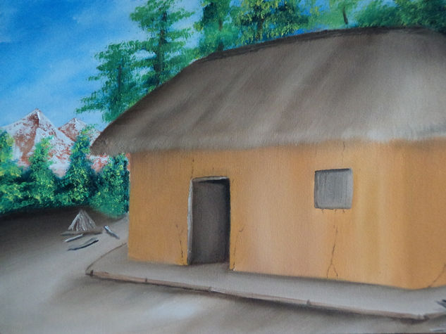 choza Oil Canvas Landscaping