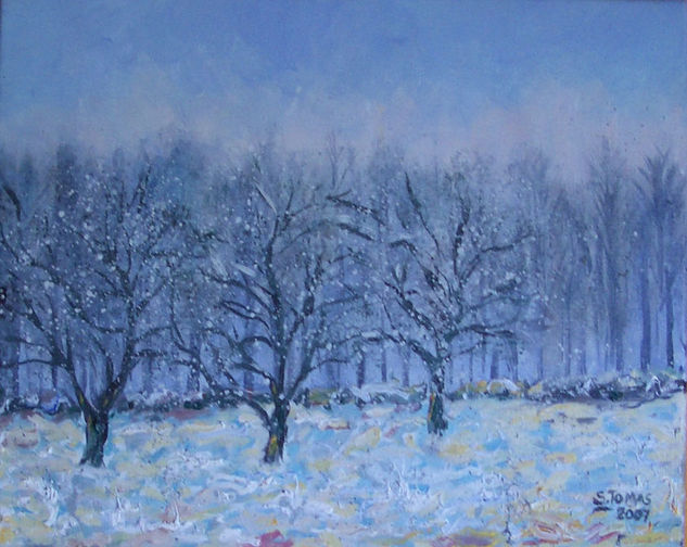 Invierno II Óleo Lienzo Paisaje