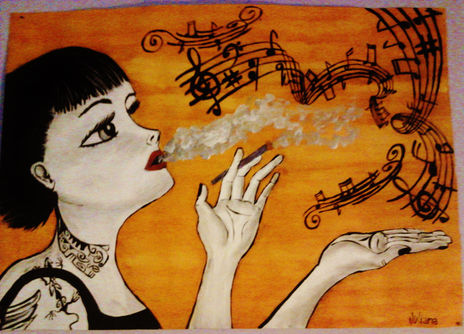 Entre letras y humo
