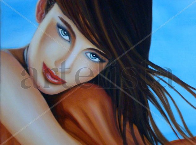 FERFUME DE MUJER Óleo Lienzo Retrato