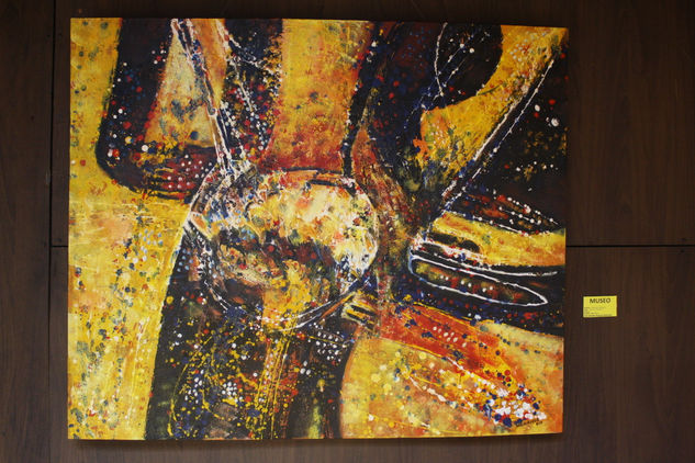 polvo de estrella II, camino del astro Oil Canvas Figure Painting