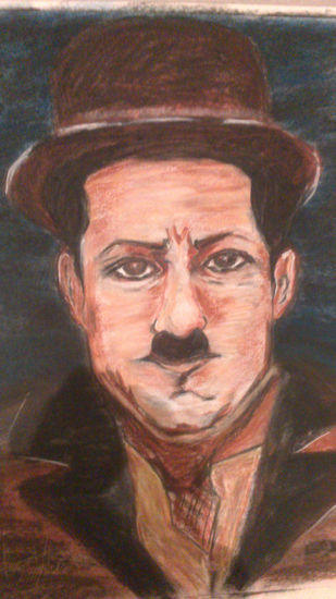 CHARLES CHAPLIN Técnica Mixta