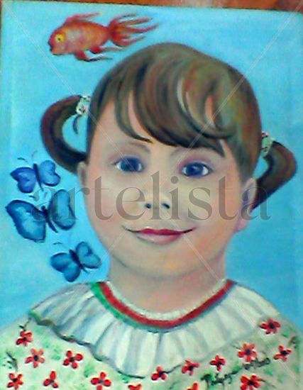 Picardias de Paola Oil Canvas Portrait