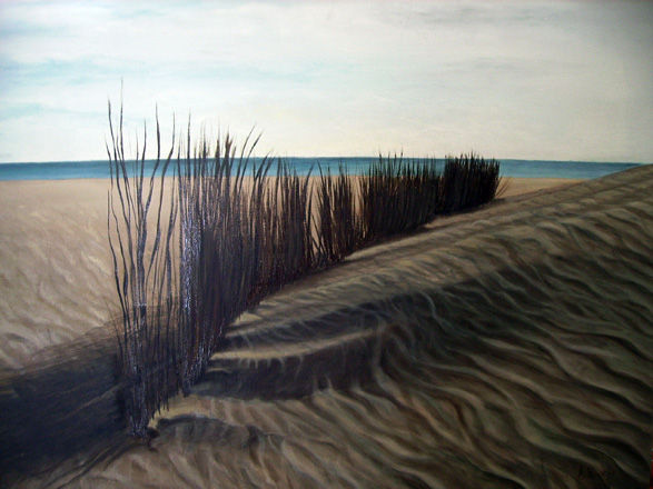 Dunas Óleo Lienzo Paisaje