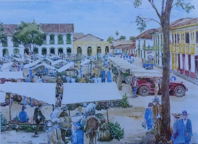 Calarcá, 1933 Acuarela Papel Paisaje