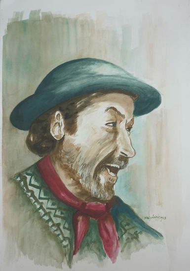 Pionero Watercolour Card Portrait