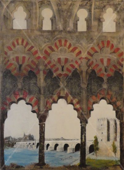 Córdoba desde la Mezquita Acrylic Canvas Landscaping