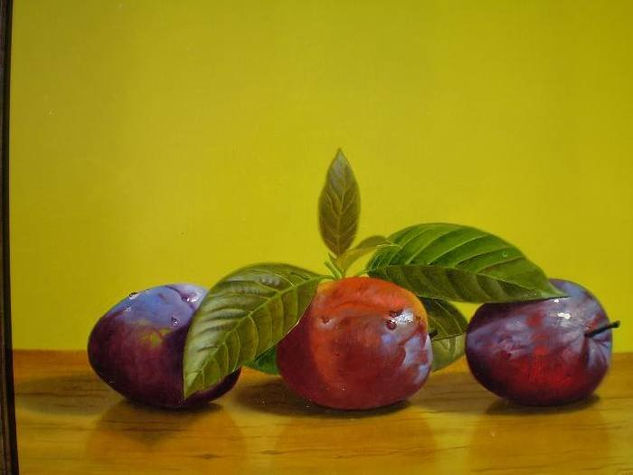 MANGOS Óleo Tabla Bodegones