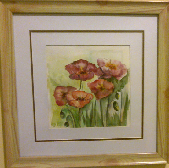 amapolaa Watercolour Paper Floral Painting