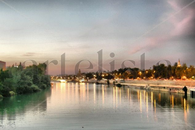 Atardecer de otoño en Sevilla Nature Color (Digital)