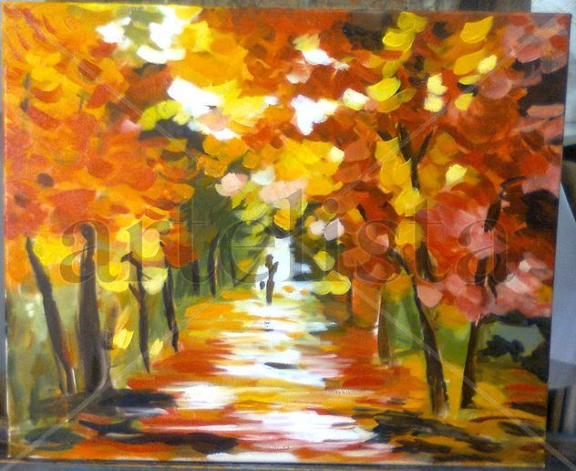 otoño naranja