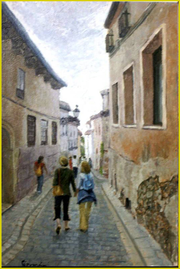 Camino del Alcazar de Segovia.