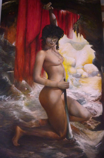 LA FUENTE Oil Canvas Nude Paintings