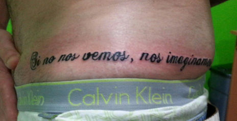 Frase en cintura