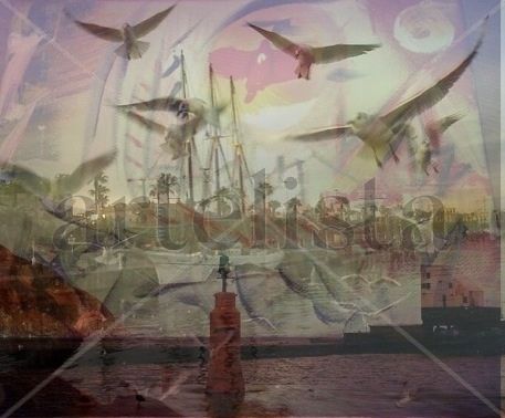 Gaviotas y faro