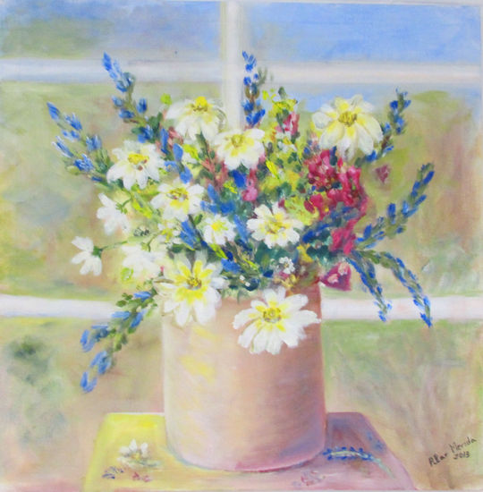 Mayo Oil Canvas Floral Painting