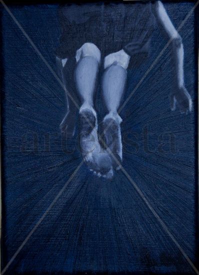 Salto al Prusia Oil Canvas Figure Painting