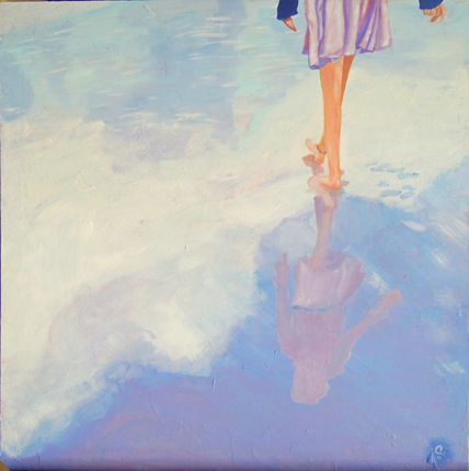 Camino en azul