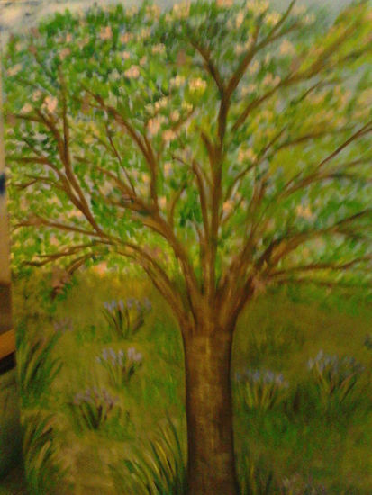 florecer Oil Canvas Landscaping