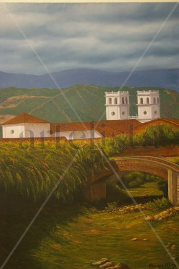 Giron, Santander Óleo Lienzo Paisaje