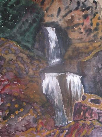 Río Borosa 3. Watercolour Paper Landscaping