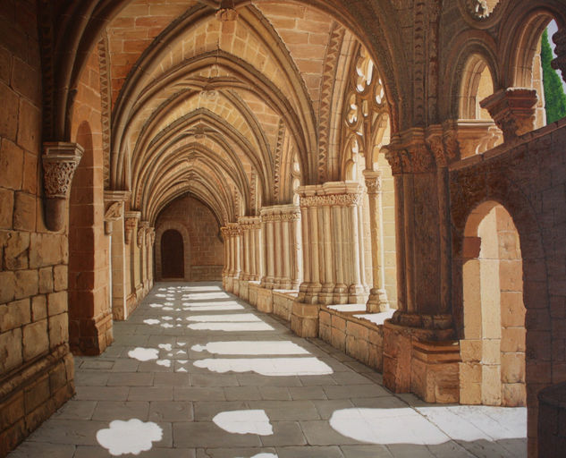 La Rueda ( Claustro ) Óleo Lienzo Paisaje