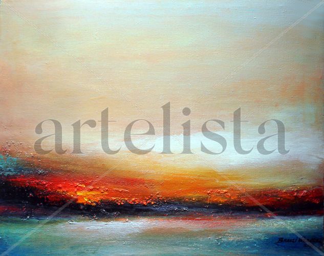 Paisaje ancestral VI Acrylic Canvas Landscaping