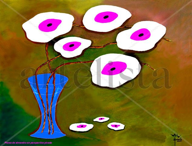 Flor de Almendro Still lifes Color (Digital)