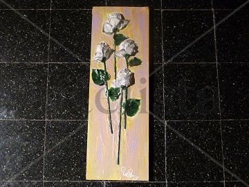 nieve de enamorados Acrylic Canvas Floral Painting