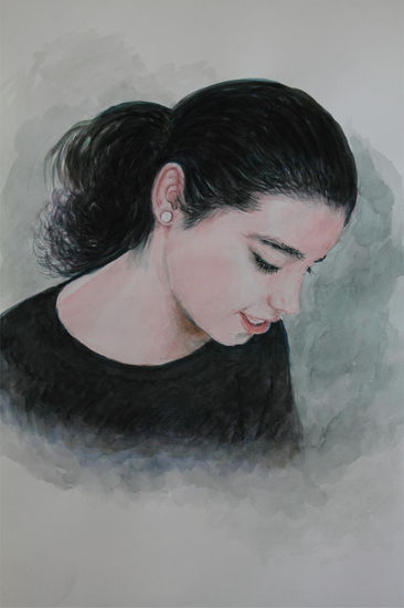 Mari Nieves Watercolour Card Portrait