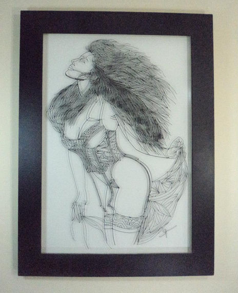 Mujer posando